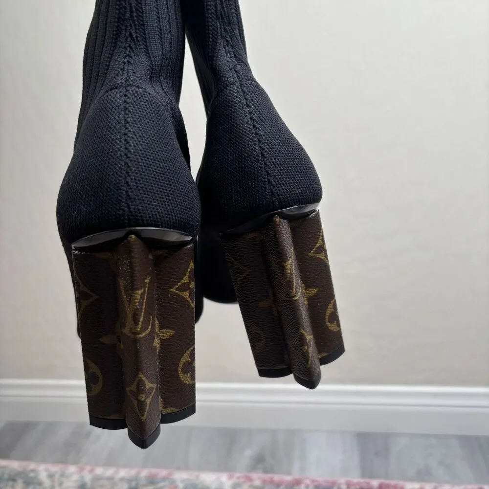 Louis Vuitton Silhouette Ankle Boots